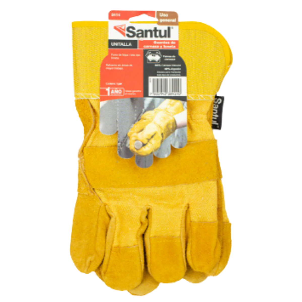 Guante De Carnaza Y Loneta Santul 8414