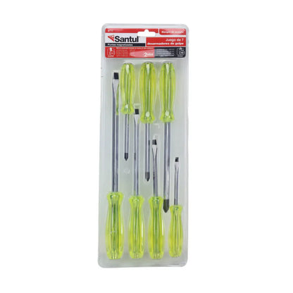 Desarmadores de Golpe Mango Santul Juego 7pz Santul