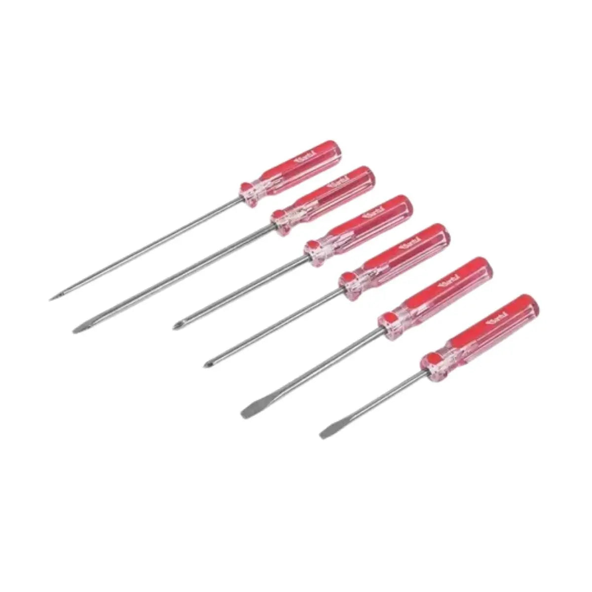 6pz Desarmador Mango PVC Santul Punta Philips Planas Santul