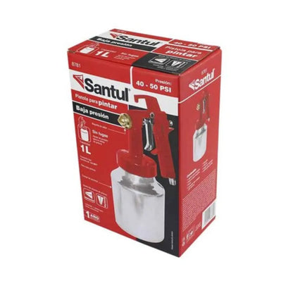 Pistola para Pintar de Succion 40-50 PSI Baja Presion Santul Santul