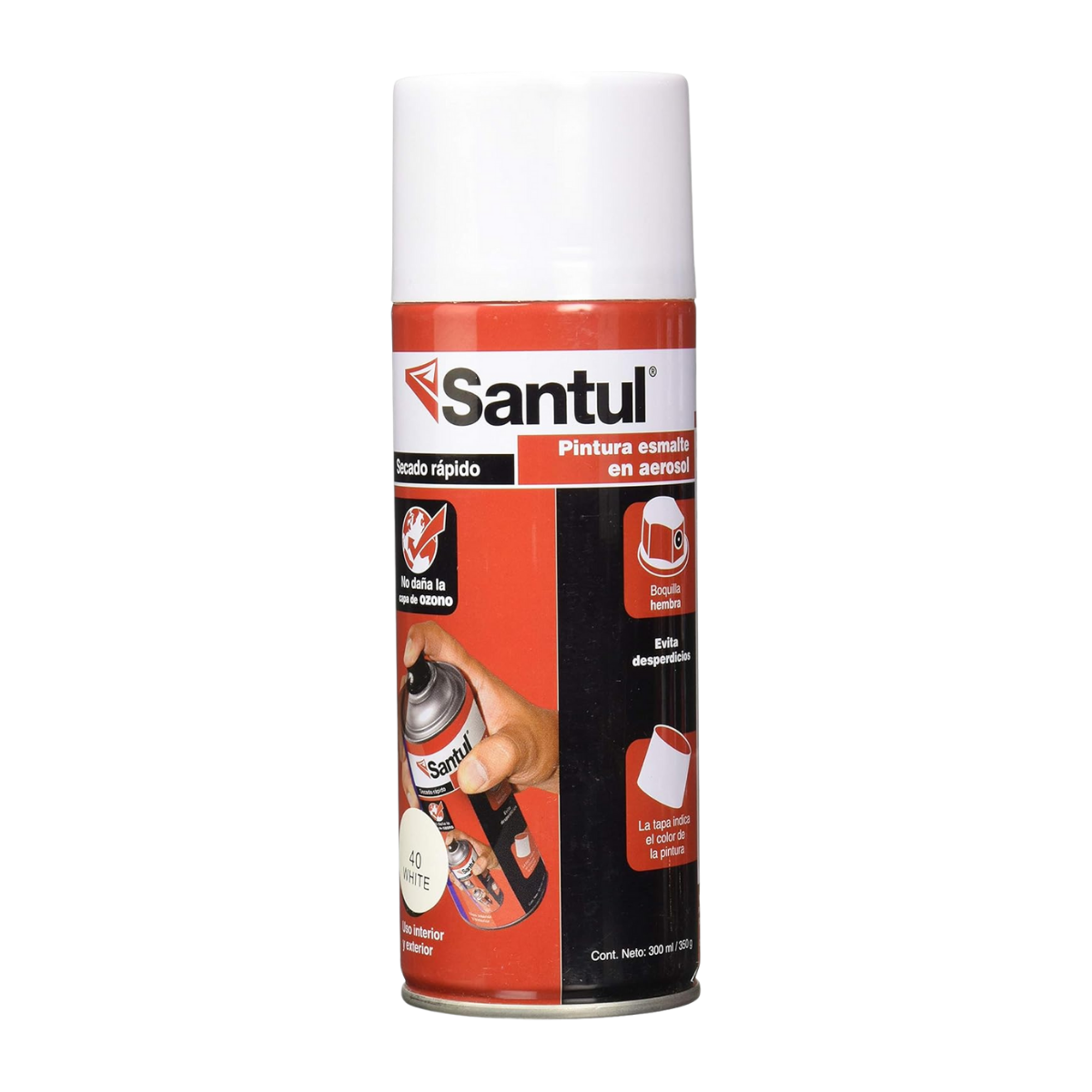 Pintura Aerosol Blanco Brillante Santul 300 ml