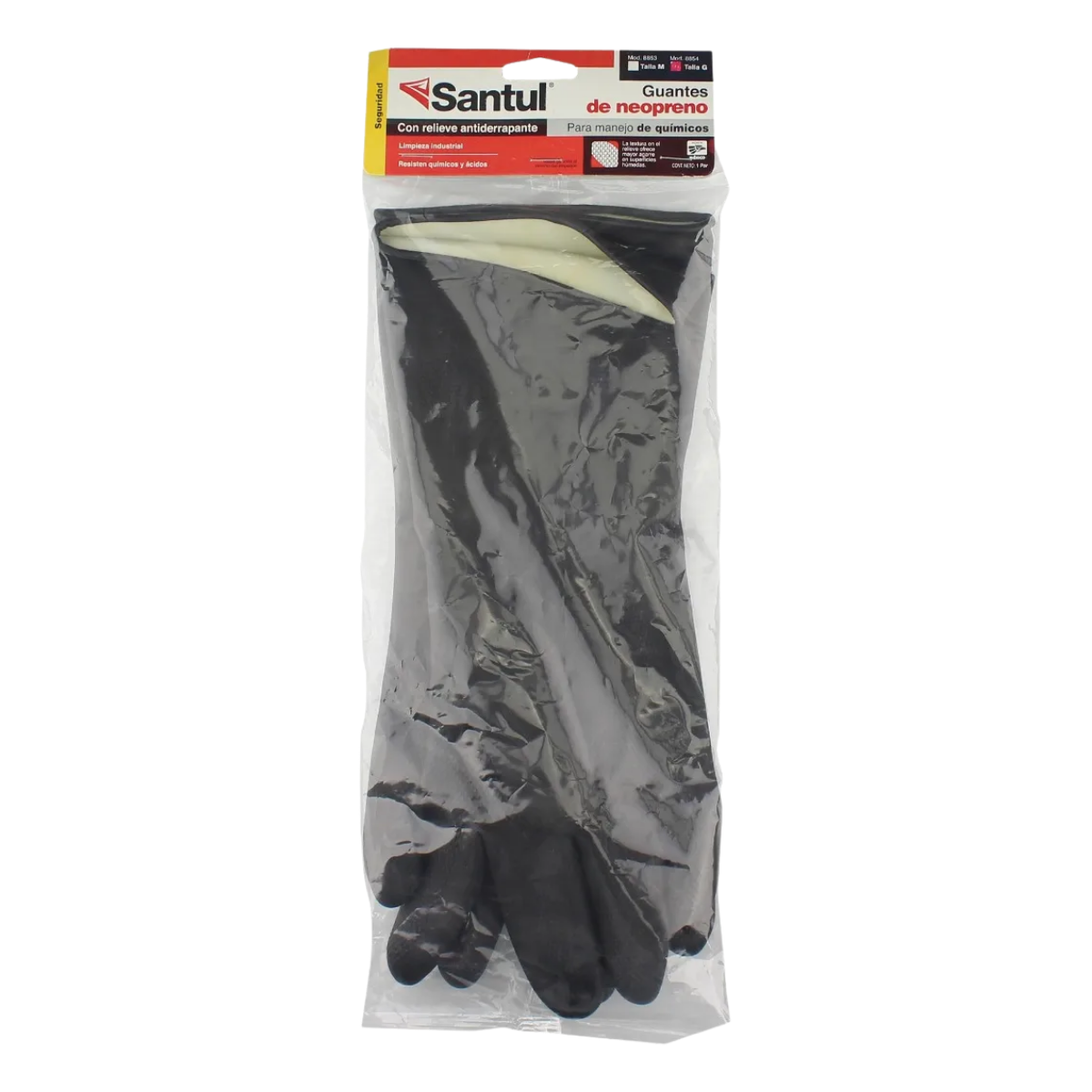 Guante Neopreno Santul Grande Negro Industrial