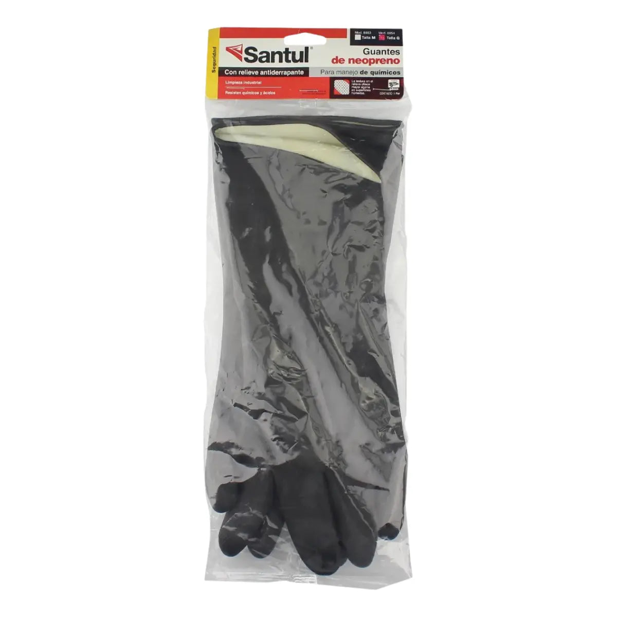 Guante Neopreno Santul Grande Negro Industrial - Santul - vista lateral