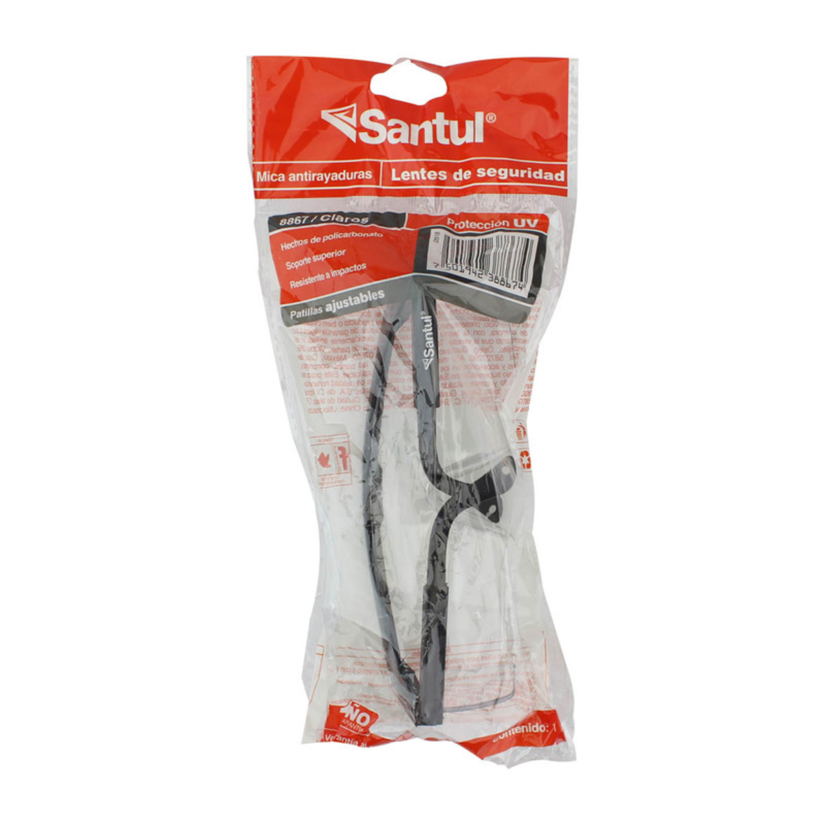 Lentes de Seguridad Ajustables Santul