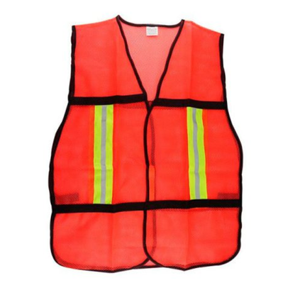 Chaleco Malla Naranja Cinta Reflejante