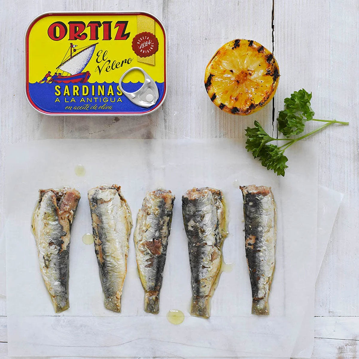 Sardina en Aceite de Oliva 140g - Latería Fina La casa del bacalao