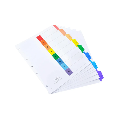 Separador Wilson Jones 8 Divisiones P1346 Cejas C/numeracion