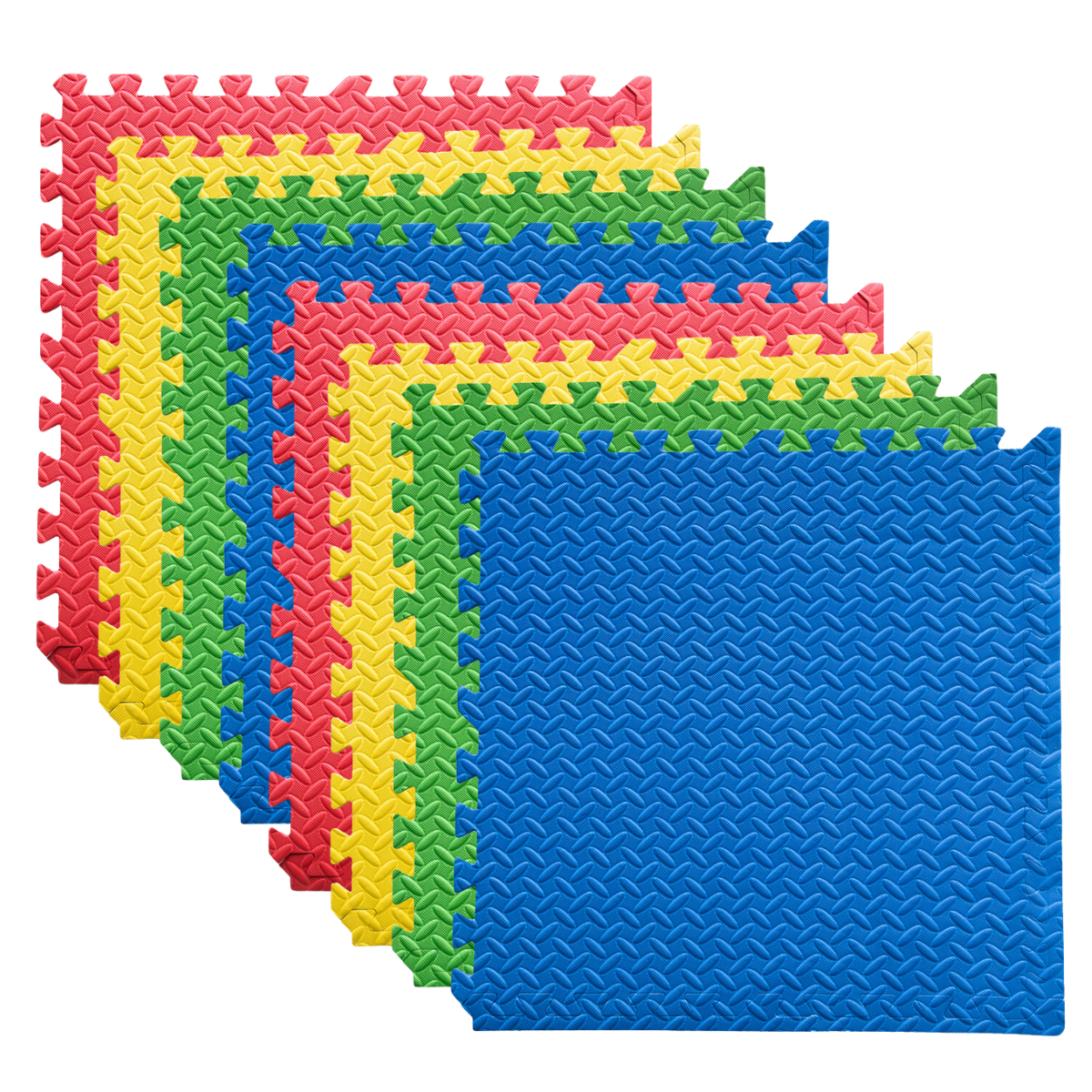 Set 8 Tapetes Foamy Rojo Verde Amarillo Azul - Marchante MX