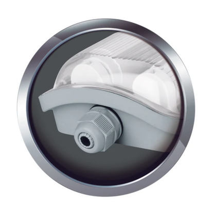 Luminario sobreponer para Tubo LED 2X18W, T8 Aksi