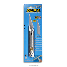 Cuchillo artesanal de alta resistencia, con una hoja de acero inoxidable Olfa - Olfa - vista lateral
