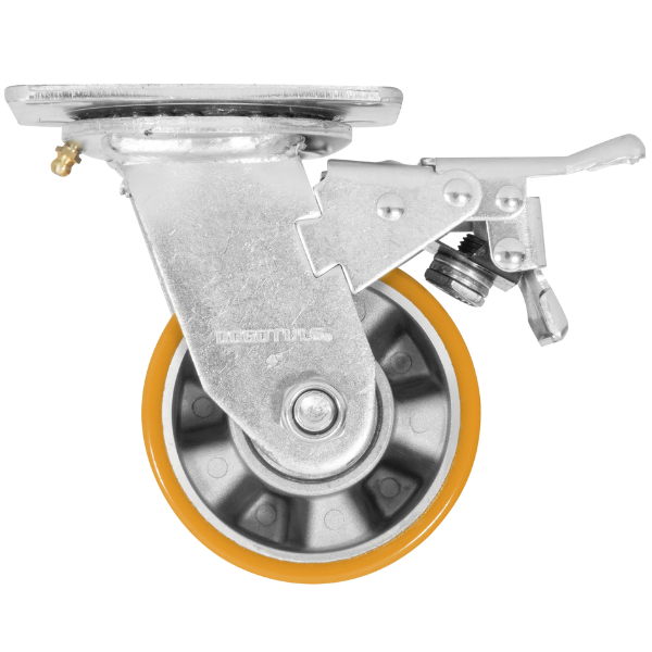 Rodaja aluminio pu nar girat / freno 4" Dogotuls