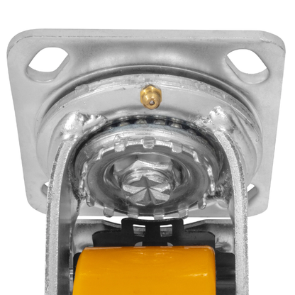 Rodaja aluminio pu nar girat / freno 4" Dogotuls