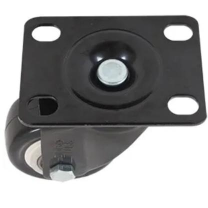 Rodaja pvc negro giratoria 2" Dogotuls