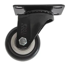 Rodaja pvc negro giratoria 2" Dogotuls