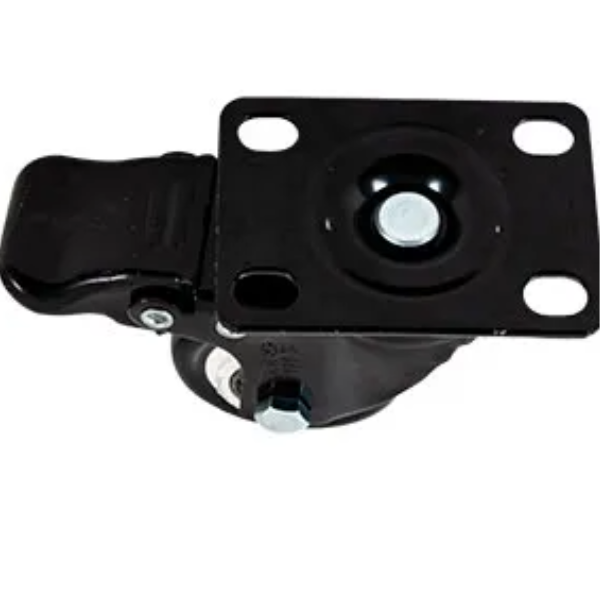 Rodaja pvc negro giratoria y freno 2" Dogotuls