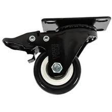 Rodaja pvc negro giratoria y freno 2" Dogotuls