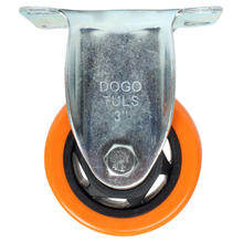 Rodaja pvc naranja fija 3" Dogotuls