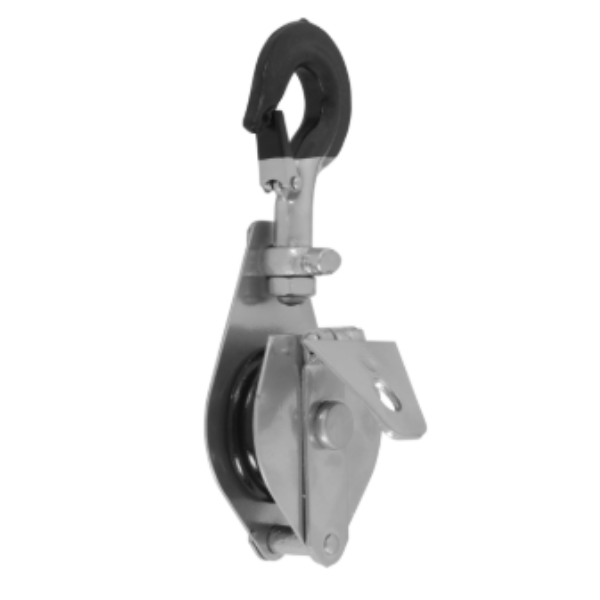 Polea garrucha sencilla bisagra 3" 0.5t Dogotuls