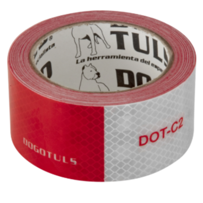 Cinta reflejante 2"x 30´ dot-c2 11" / 7" Dogotuls