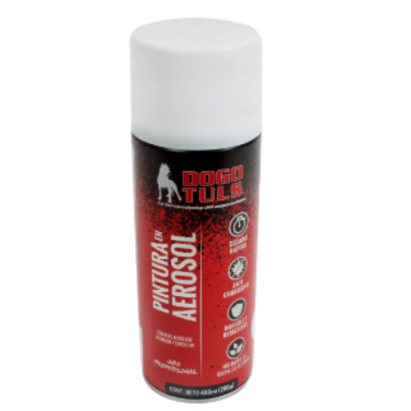 Pintura aerosol brillante blanco Dogotuls