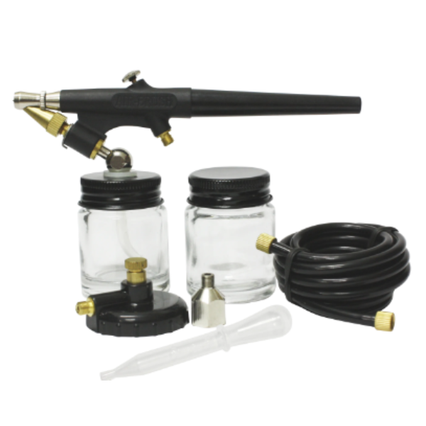 Aerografo plastico de succion 2 frascos Dogotuls