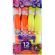 12pz Corrector Liquido Indra Pluma 6 ml IND-0010