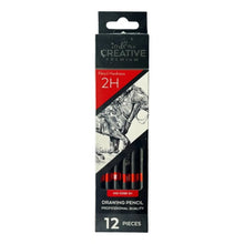 12pz Lapiz Grafito Creative Indra IND-0358 2H Dibujo