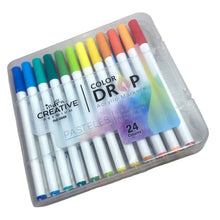 24 Marcadores Punta Pincel Indra ColorDrop Acrilico Pastel IND-0449