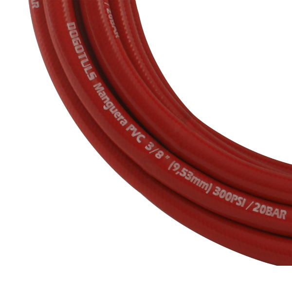 Manguera PVC 3/8" x 50' Dogotuls NPT 1/4", 300 PSI