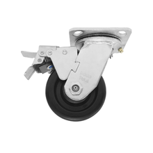 Rodaja Fenólica 4" Dogotuls Giratoria con Freno, 160 °C