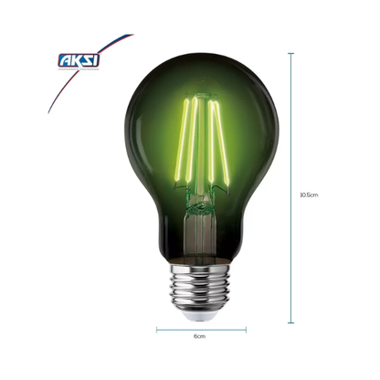 Foco LED Filamento Verde Aksi 4w 127v Base E27