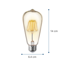 Foco LED Vintage 5w Aksi Dimeable Tipo Mazorca Base E27