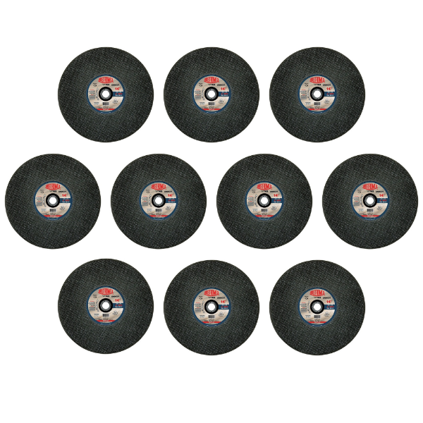 10pzs Disco abrasivo para corte 350 x 3.2 x 25.40 m0m AUSTROMEX