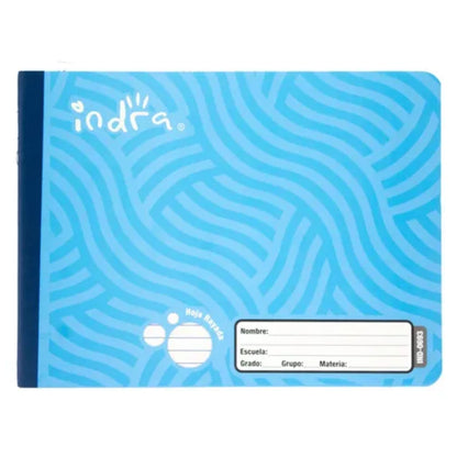 3pz Cuaderno Cosido Indra Cuadro Grande 7mm