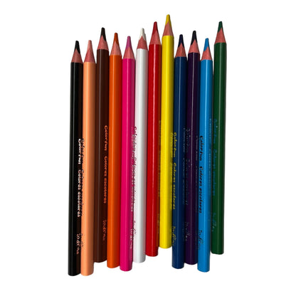 Lapices Colores Color Fun Indra 12 pzas Triangular Jumbo IND-0463