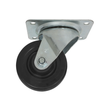 Rodaja Giratoria 2" Dogotuls Hule Negro Buje