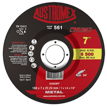 Disco abrasivo para debaste de metal de 180 x 7 x 22.23 mm