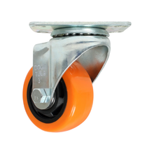 Rodaja Giratoria 3" PVC Dogotuls Naranja