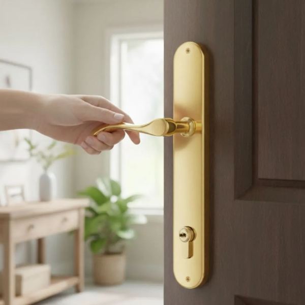 Cerradura Tolosa Tover Mecanismo 330 Cromo Brilla, Izquierda