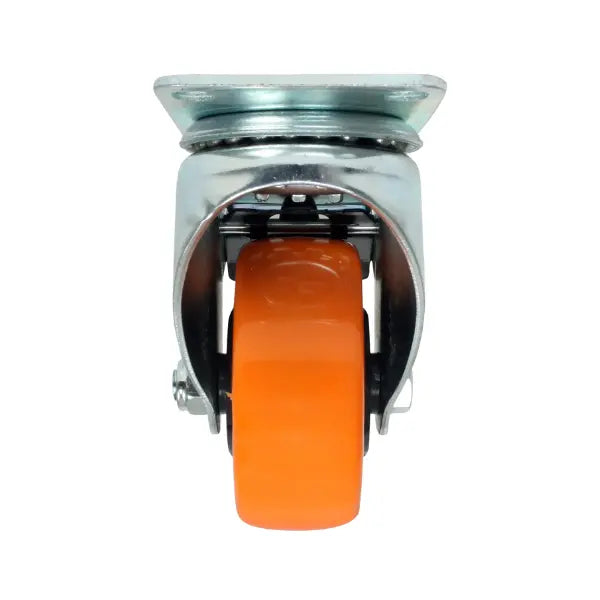 Rodaja PVC 3" Dogotuls Giratoria con Freno, Naranja - Dogotuls - empaque