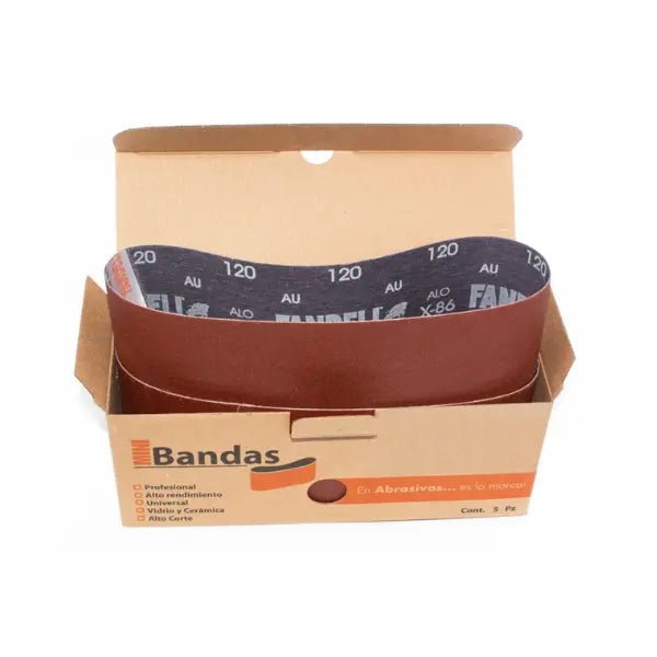 10 pzs BANDA X-86 080  FANDELI 0.076m X 0.457m TELA - Fandeli - detalle