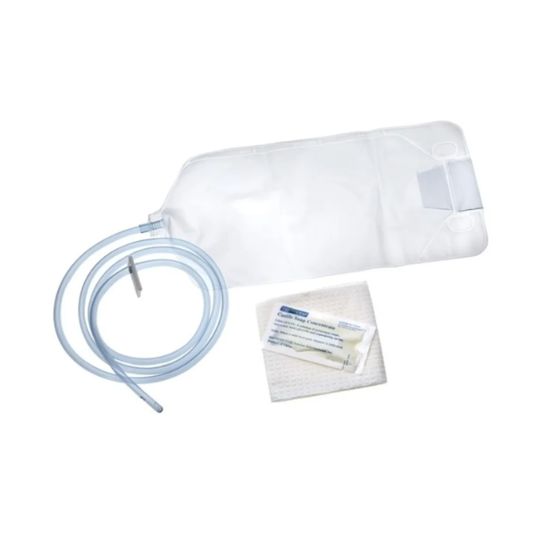 Kit para Enema AMSINO - Bolsa con Sonda, Pinza, Jabón y Campo