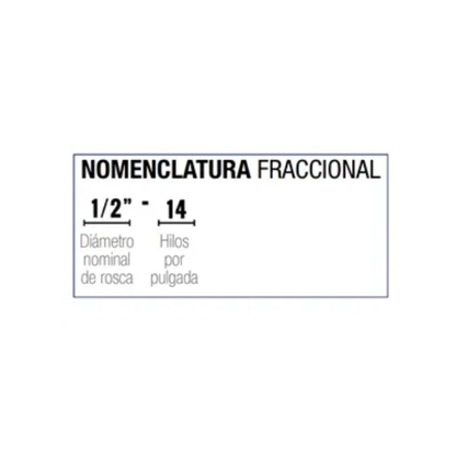 Machuelo Dogotuls para Tubo NPT 1/2"-14 AAC