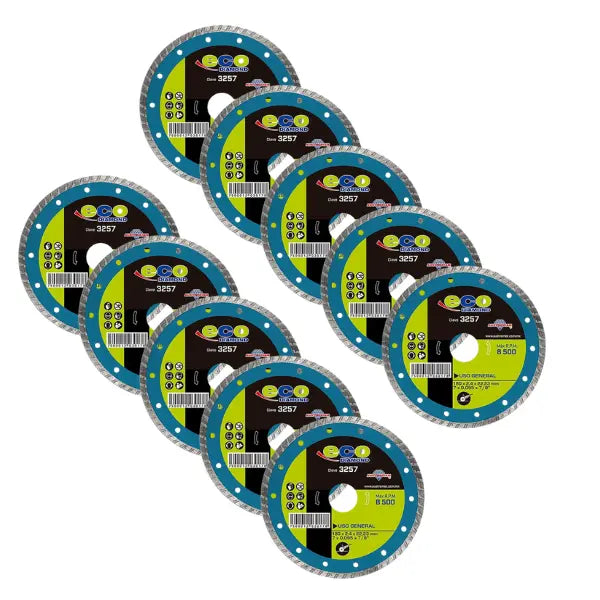 10 Disco de diamante tipo DDT de 180 x 2.4 x 22.23 mm ECO Austrodiam - Austrodiam