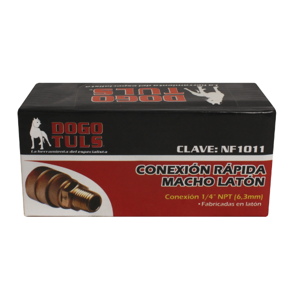 Conexión Rápida Macho Dogotuls 1/4" NPT