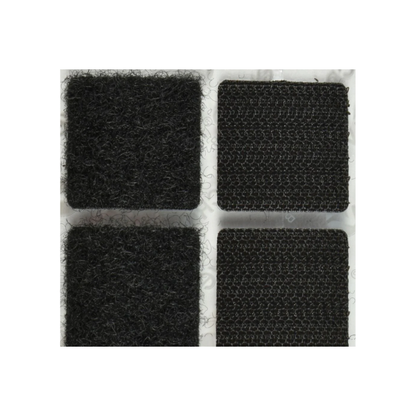 12 Cintas Adhesivas VELCRO® Sujetadores Cuadros organizador Adherible Negro