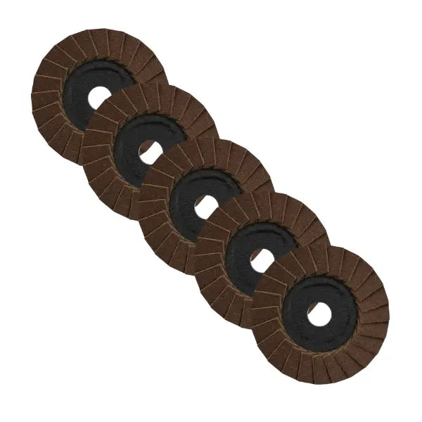 5 Disco laminado tipo LAM-FIBRA grano grueso de 115 x 22.23 mm CAFÉ Tenazit - Austrodiam