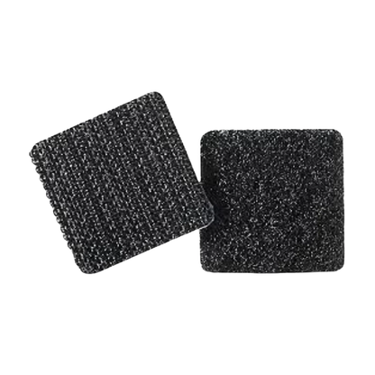12 Cintas Adhesivas VELCRO® Sujetadores Cuadros organizador Adherible Negro