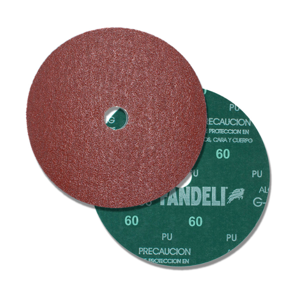 25 piezas Disco de Fibra Fandeli G-88 Plus Grano 080, 7" x 7/8"