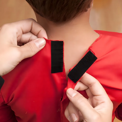 Cinta Sujetadora Tira Negra Velcro para ropa 60 x 1.9 cm